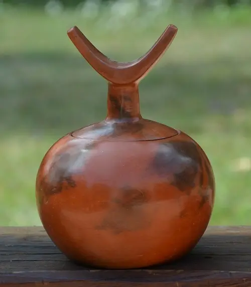 Repose nuque Wabe Shebele en poterie équitable éthiopienne