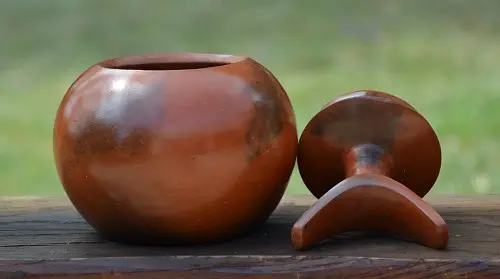 Repose nuque Wabe Shebele en poterie équitable éthiopienne