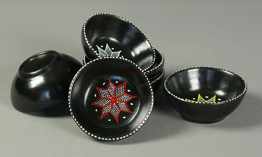 Vides poches en poterie ethiopienne artisanale