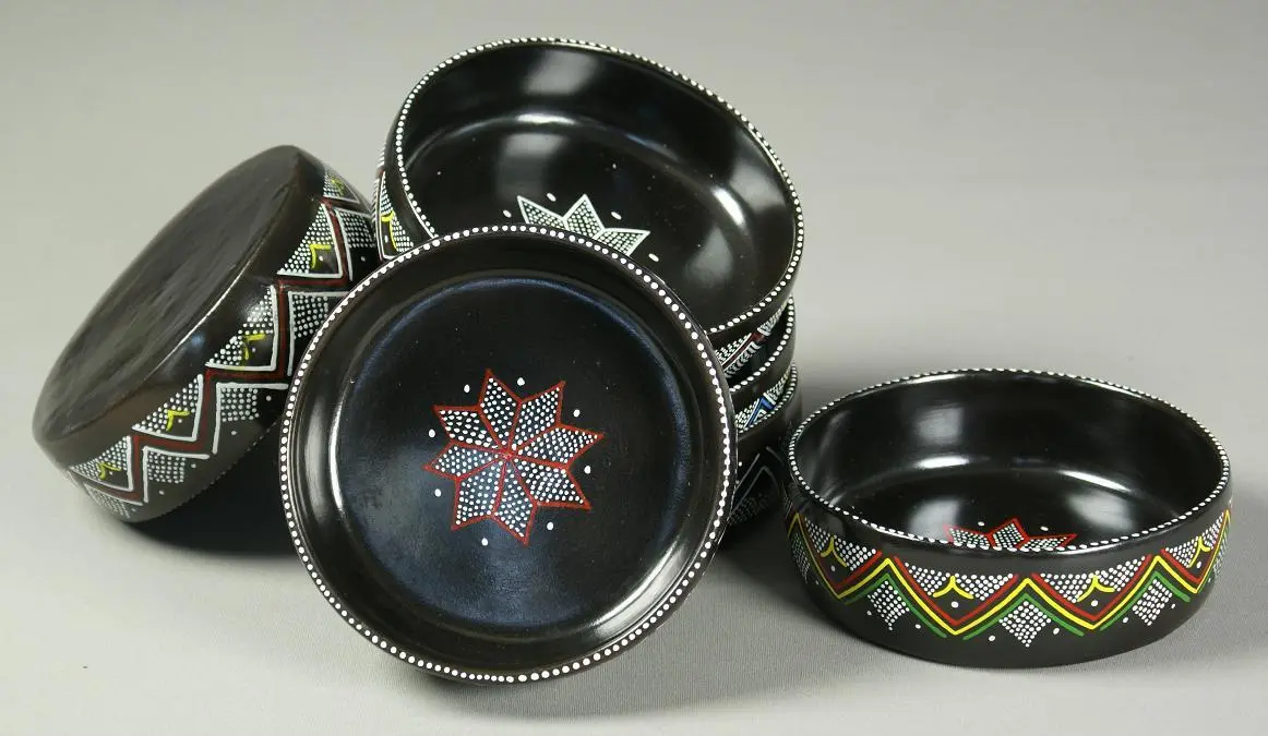 Vides poches en poterie ethiopienne artisanale