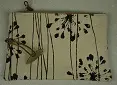 Pochette équitable Agapantes Sable en coton éthiopien et bio