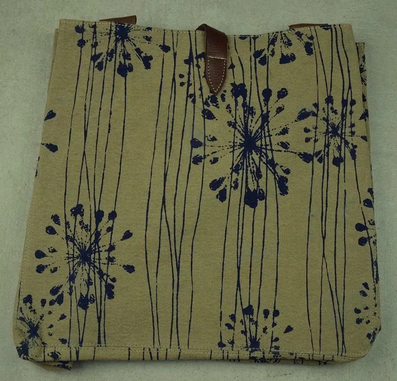 Sac casual Afar Agapentes Chamoix en coton éthiopien bio et cuir de zébu fait à la main