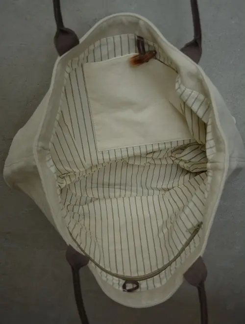 Sac casual en coton éthiopien bio et cuir de zébu fait à la main