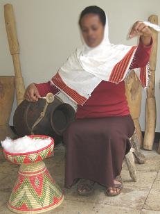 Filage du coton éthiopien