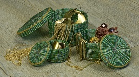 Boîtes à bijoux artisanales éthiopiennes