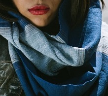 Echarpe éthiopienne en soie sauvage