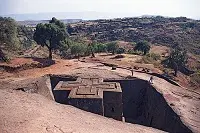 Eglise de Lalibela en Ethiopie